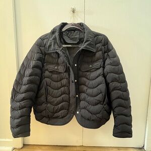 Black Quilted Puffer Jacket